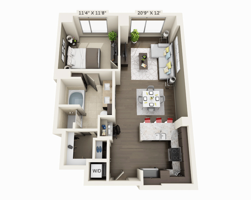One Bedroom A1K