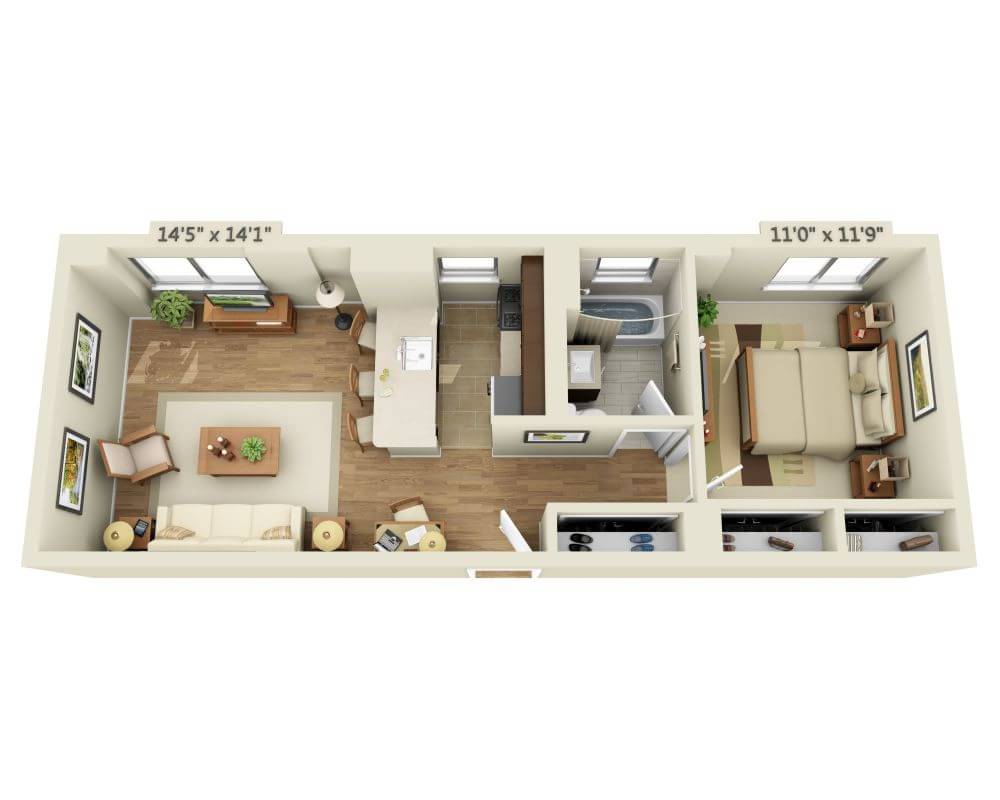 One Bedroom A1G-R