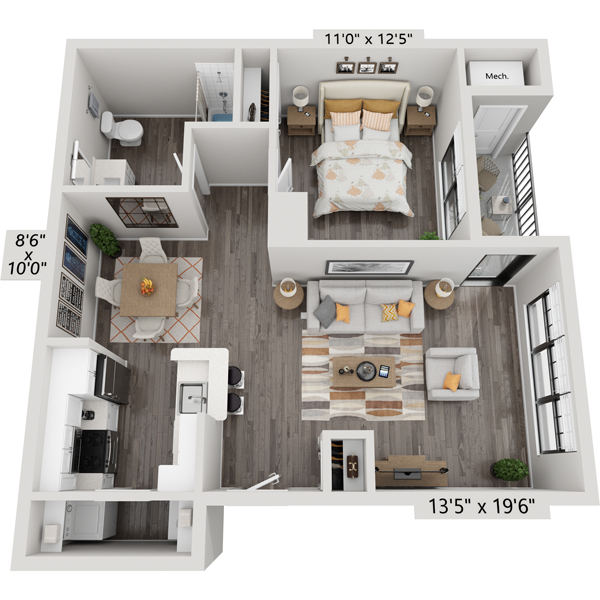 One Bedroom A1B1