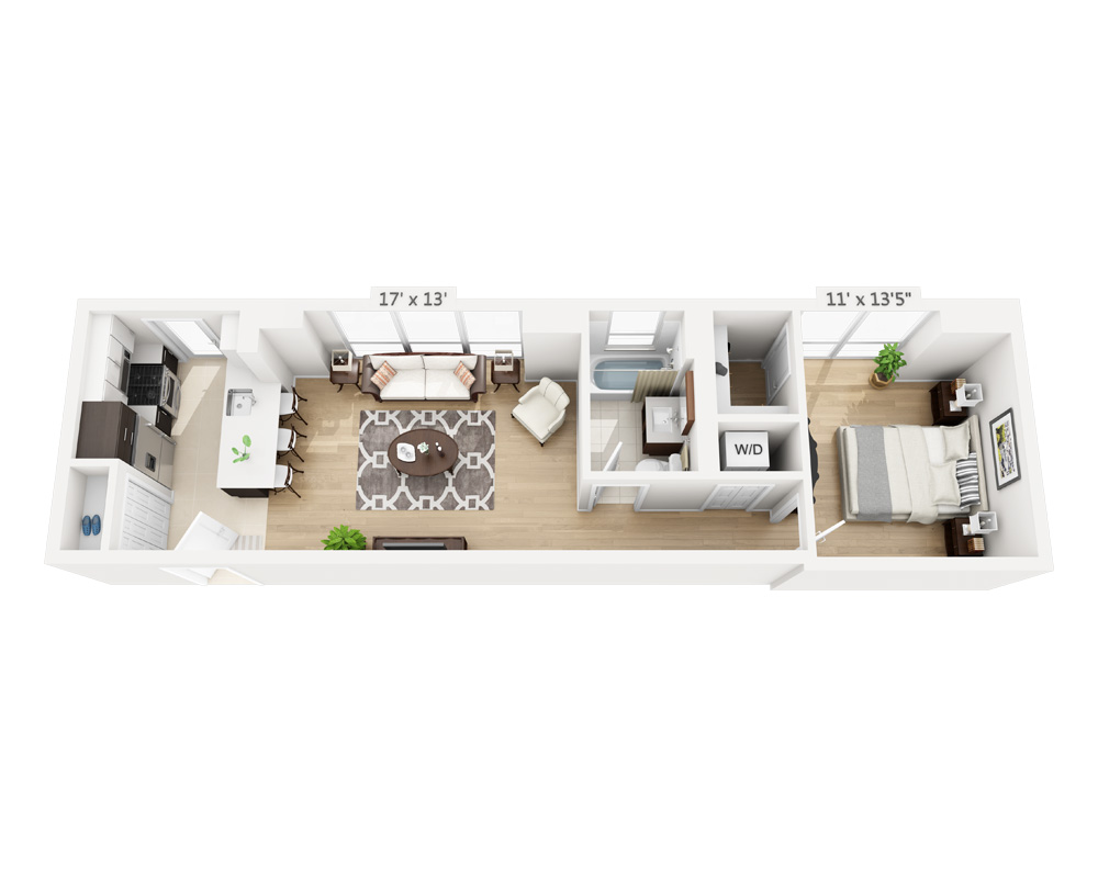 One Bedroom (A1D-801)