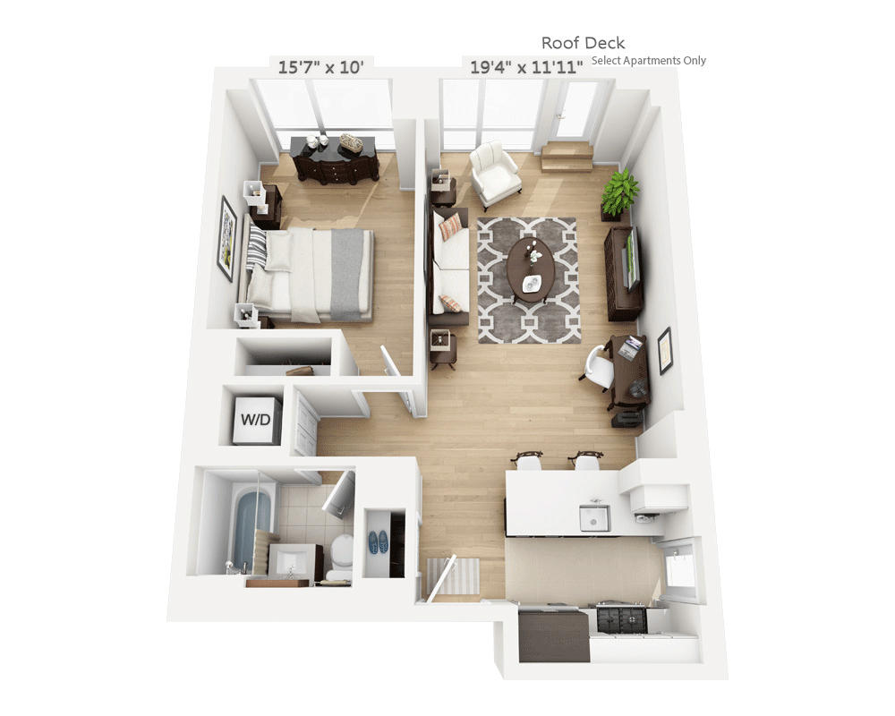 One Bedroom (A1E-801)