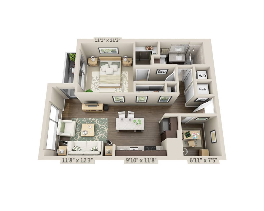 One Bedroom A1MD