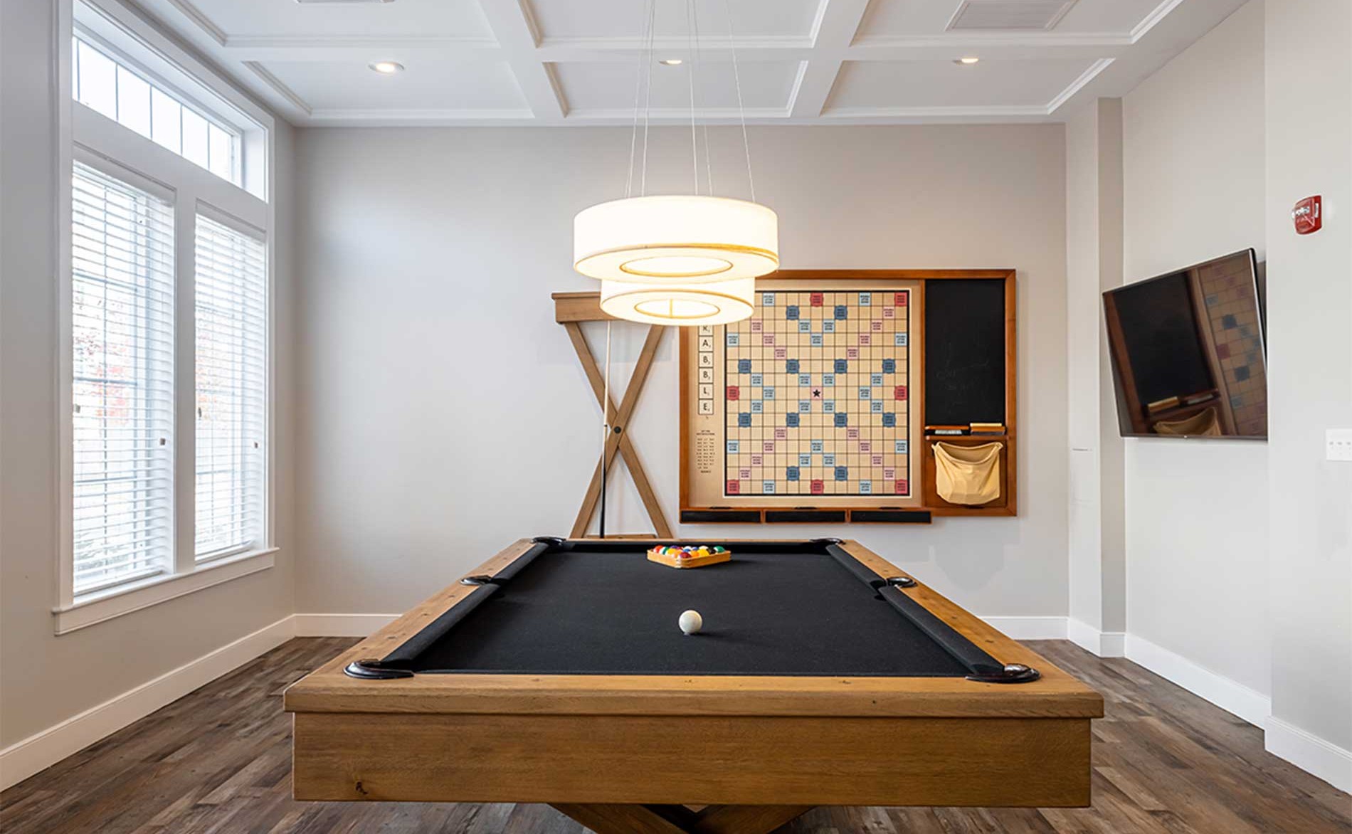 One Upland clubhouse game room