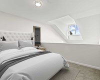 One Upland staged bedroom