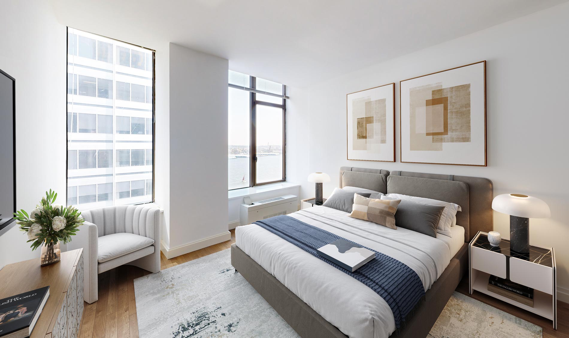 10 Hanover staged bedroom