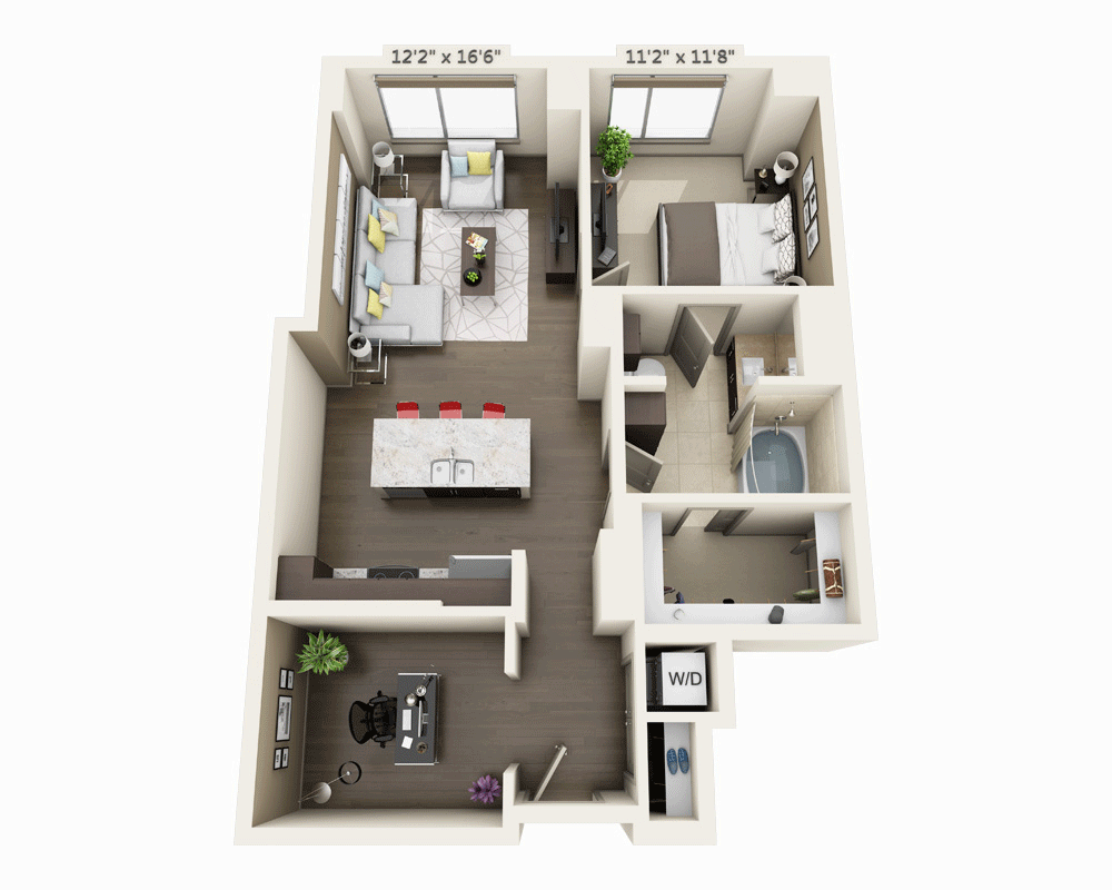 One Bedroom A1BD-PH