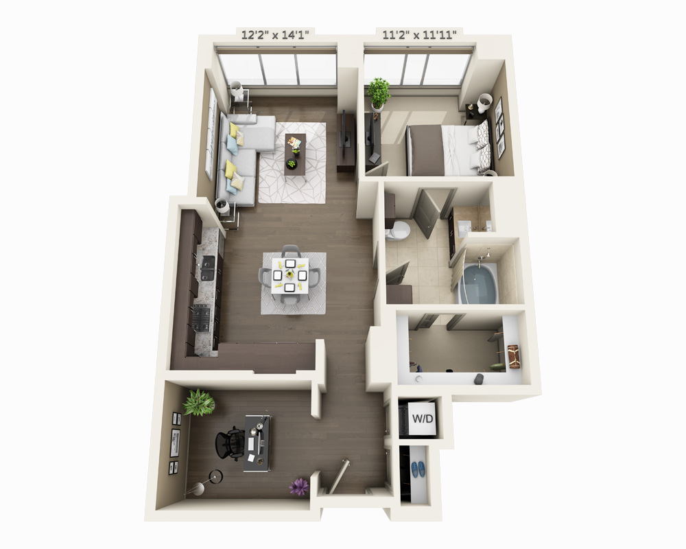 One Bedroom A1CD