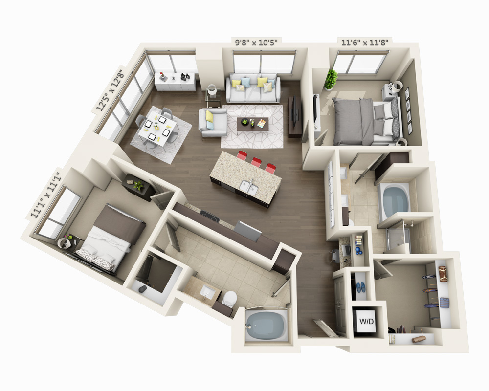 Two Bedroom B2A