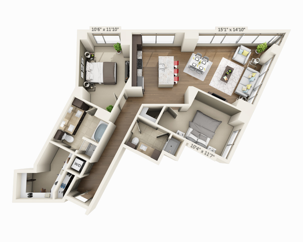 Two Bedroom B2E