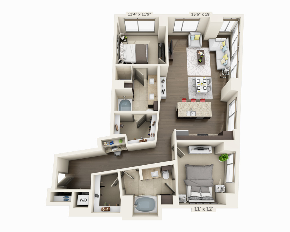 Two Bedroom B2F