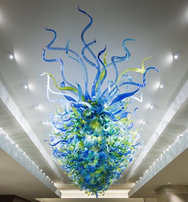 100 Pier 4 Chihuly Chandelier