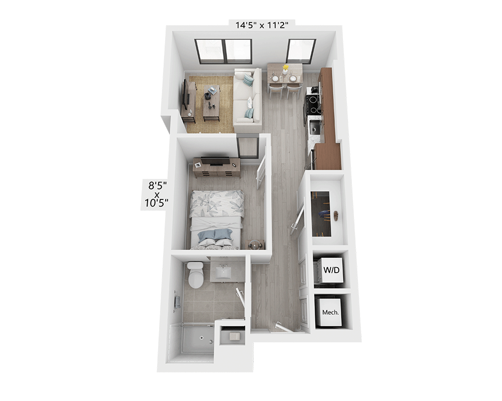 One Bedroom - A1E