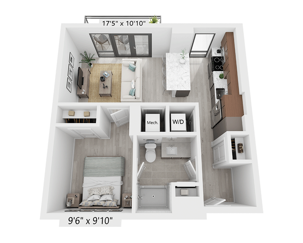 One Bedroom - A1F