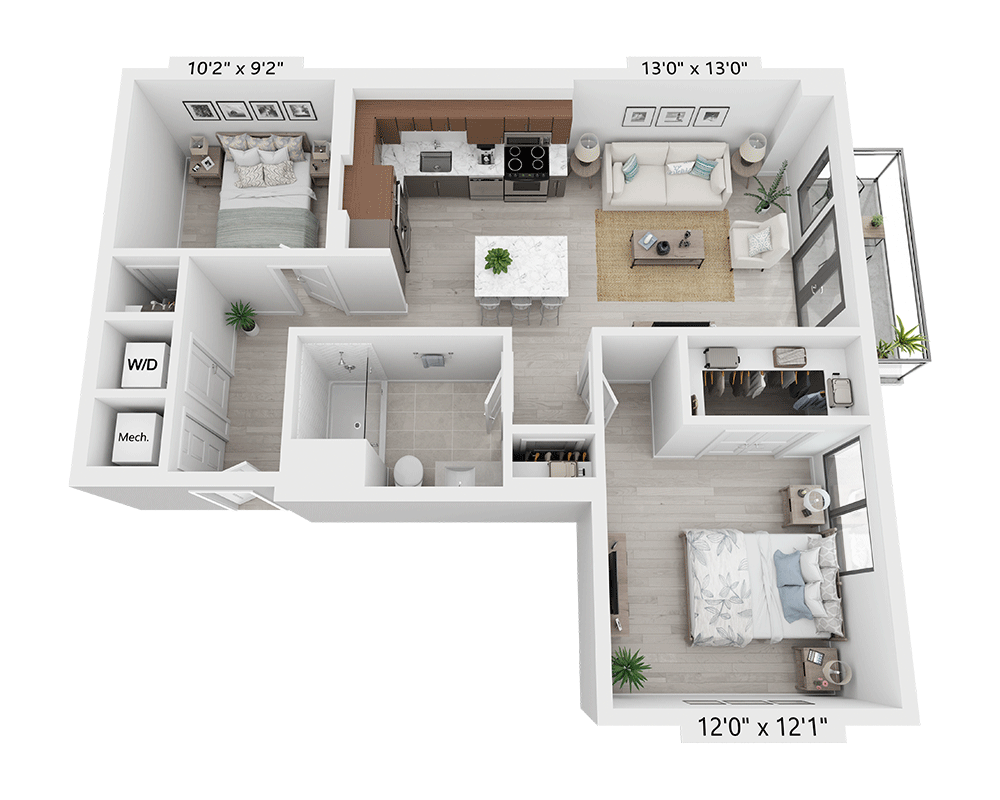 Two Bedroom - B1A