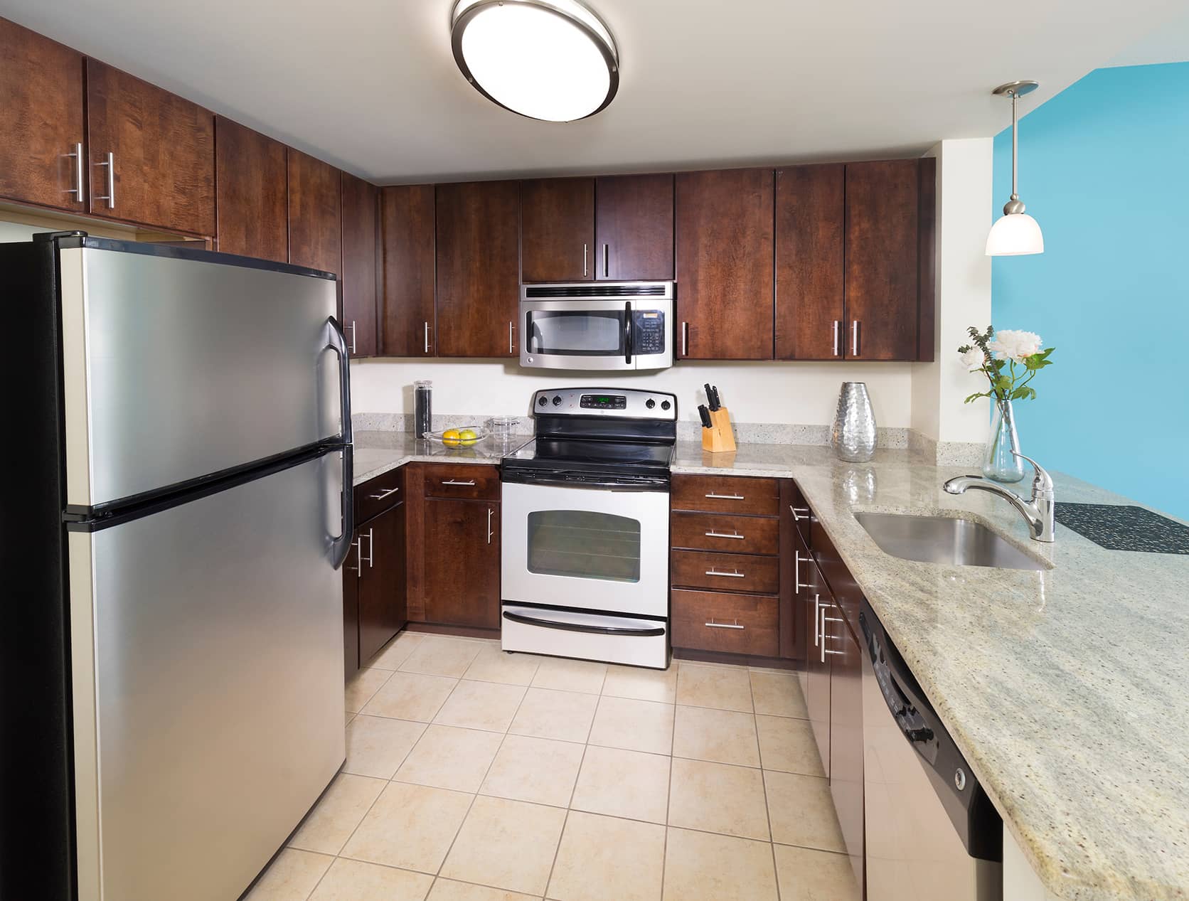 1200 East West Apartment Kitchen