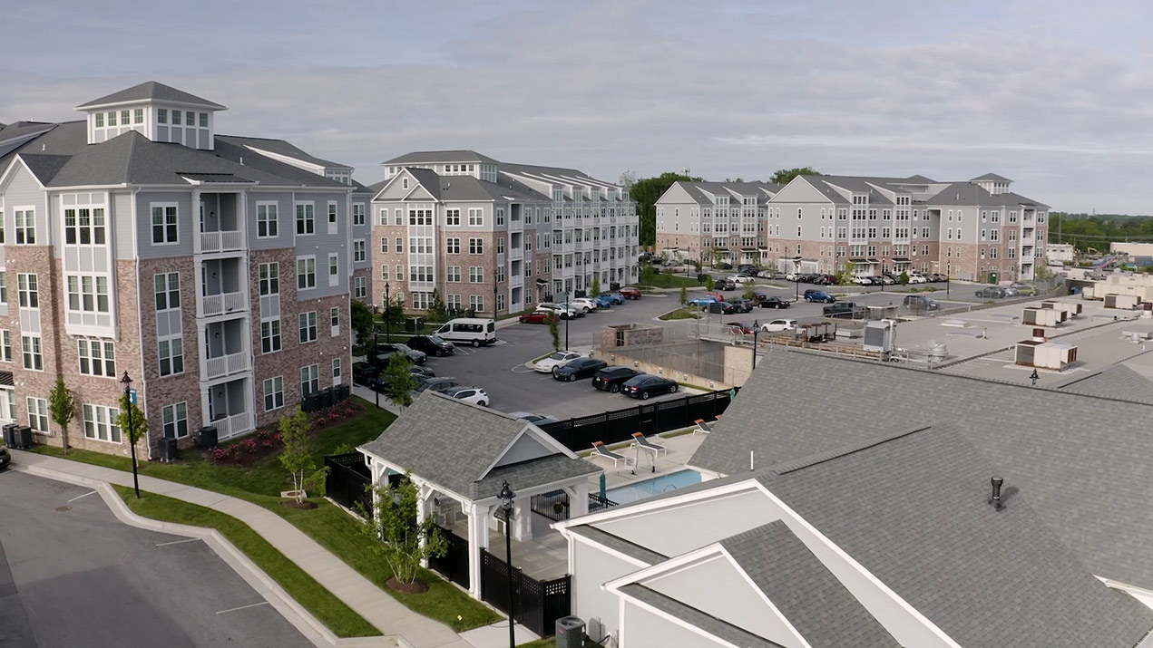 1274 at Towson Drone building exterior
