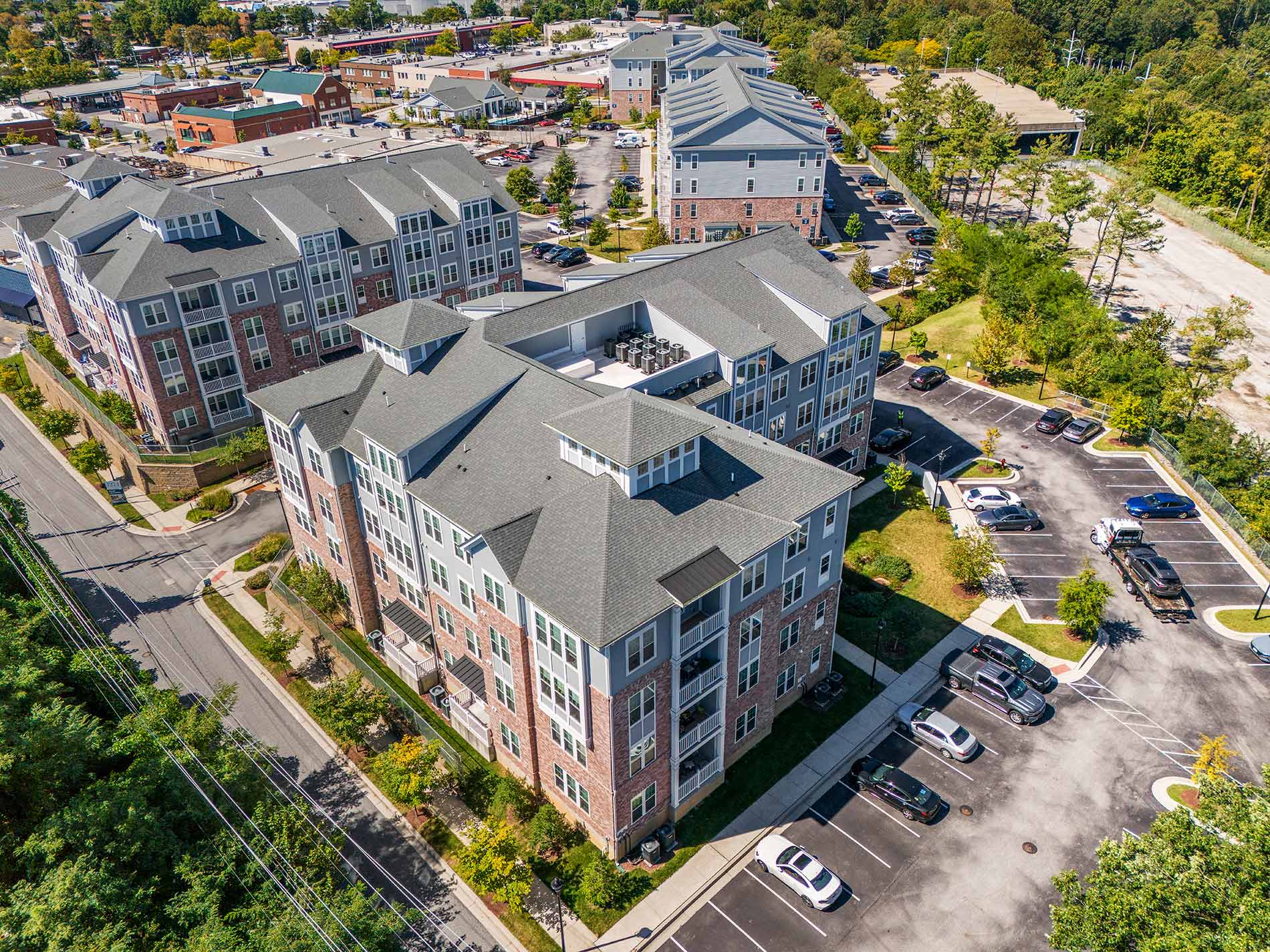 1274Towson drone building exterior