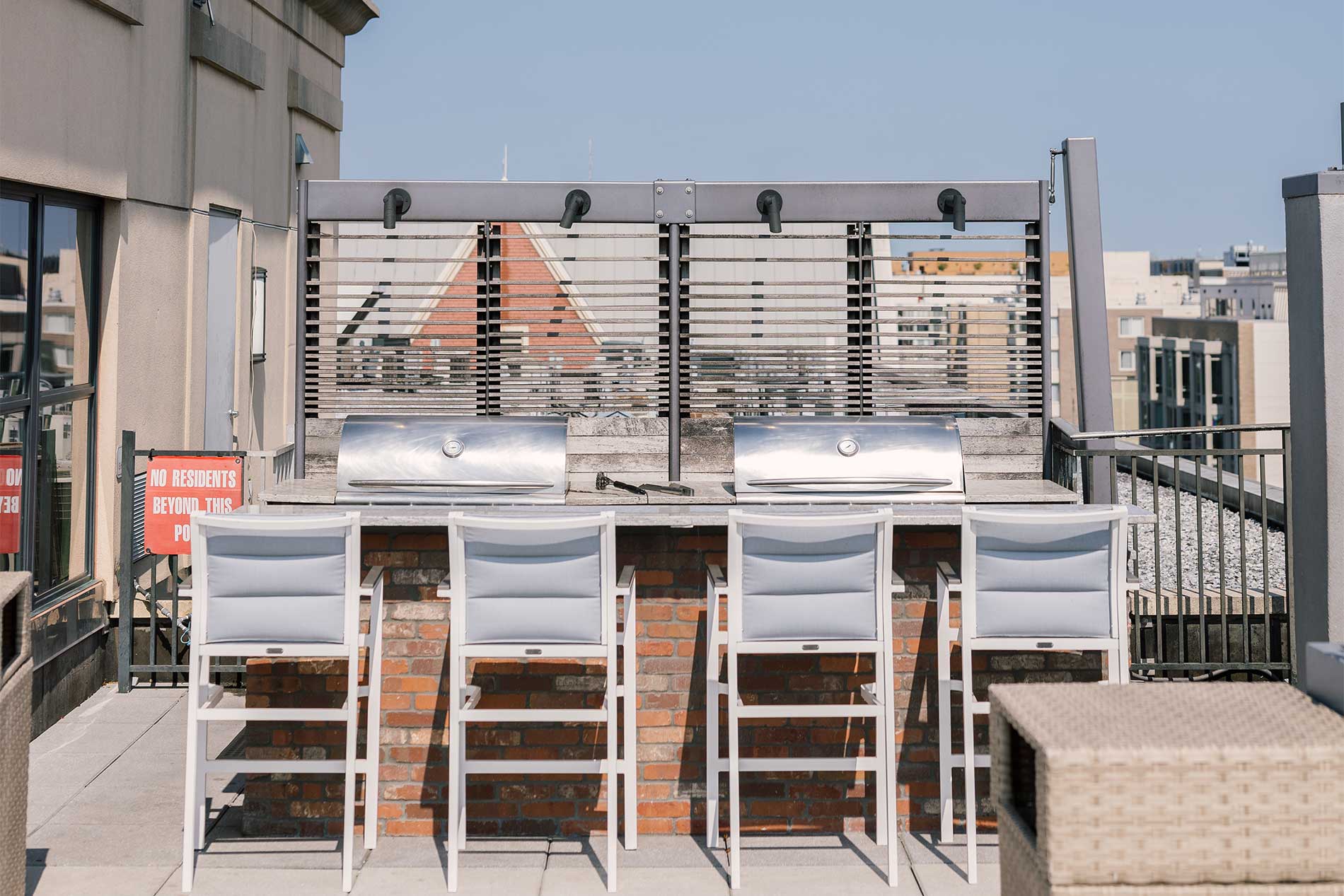 1301 Thomas Circle community grilling area