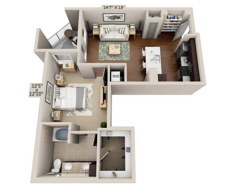 One Bedroom A1H