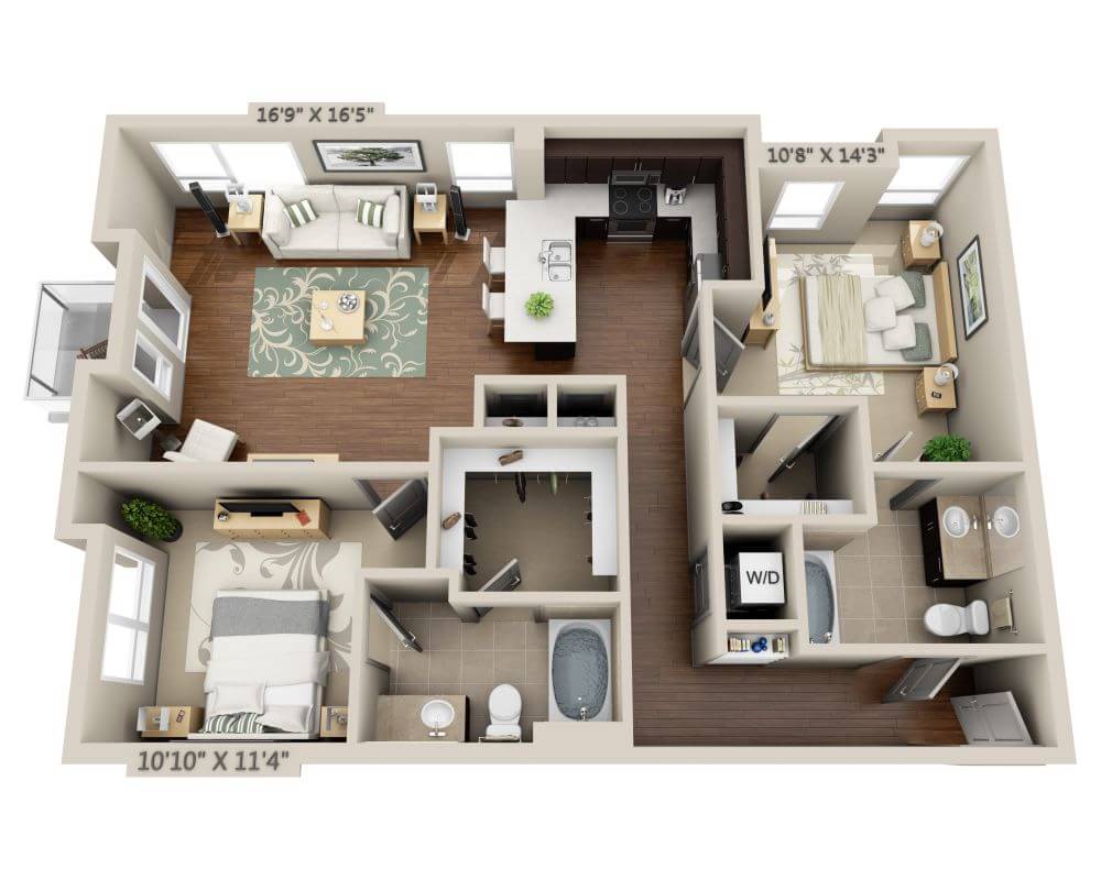 Two Bedroom B2E