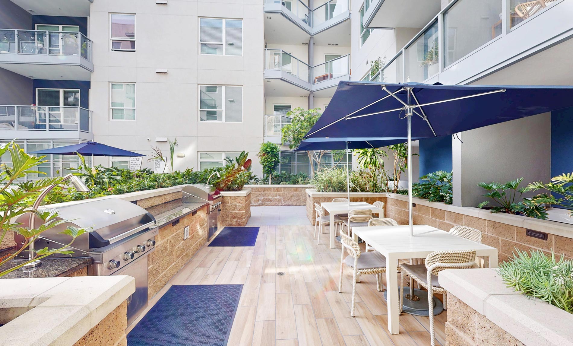 13th Market Grilling area