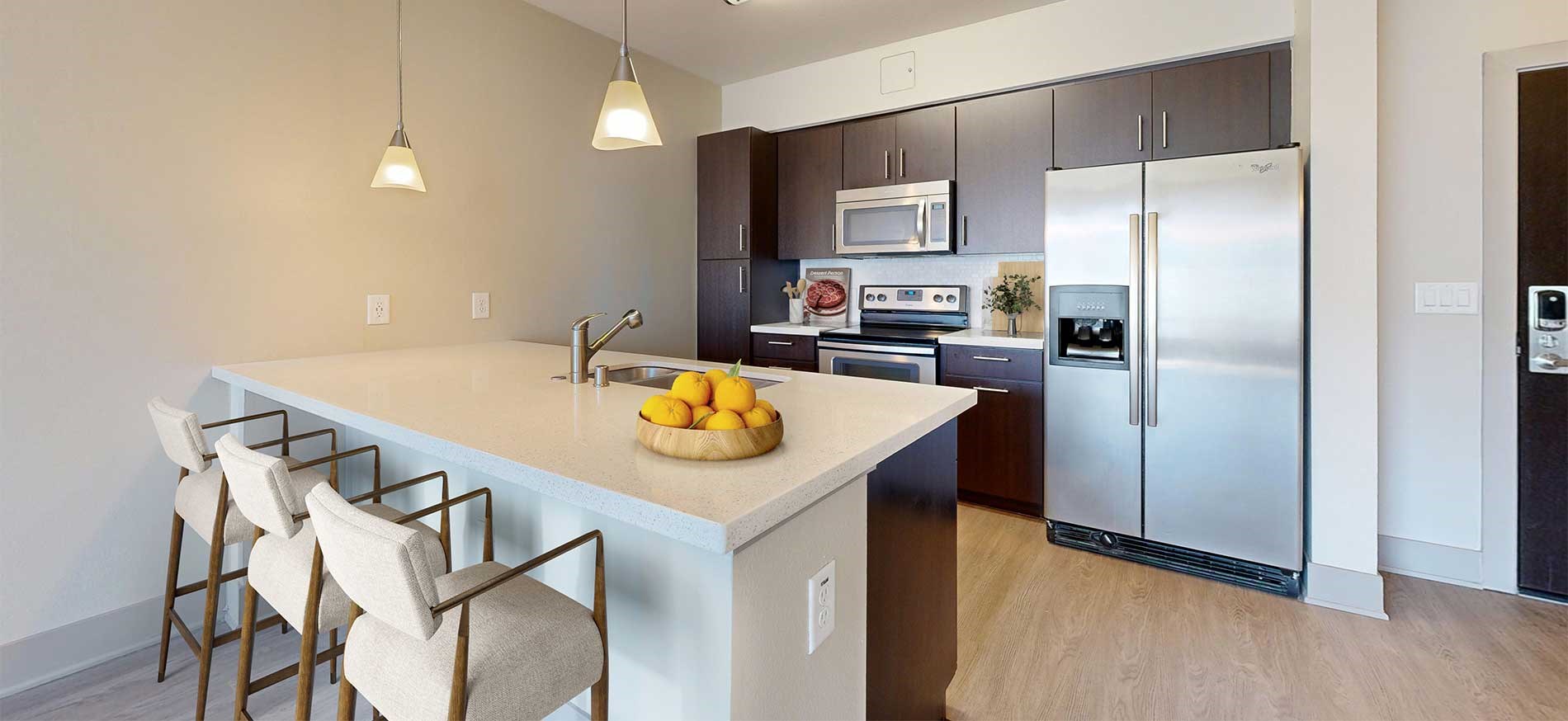 13th and market apartment kitchen