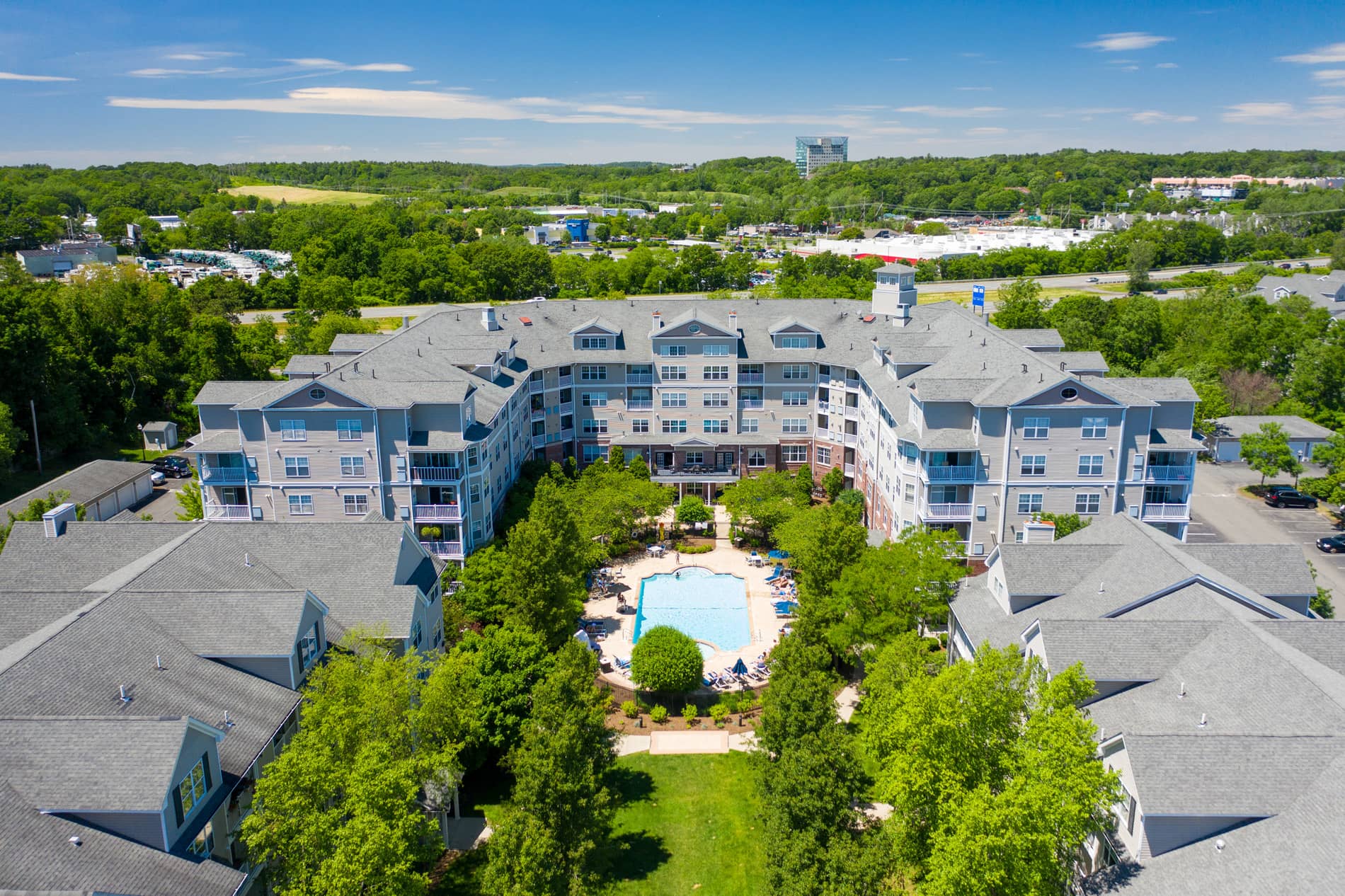 14 North Apartments Aerial