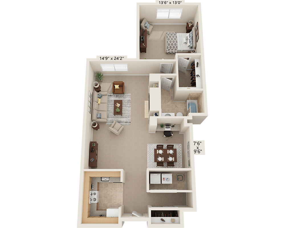 One Bedroom A1H