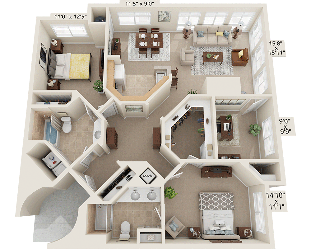 Two Bedroom B2HD