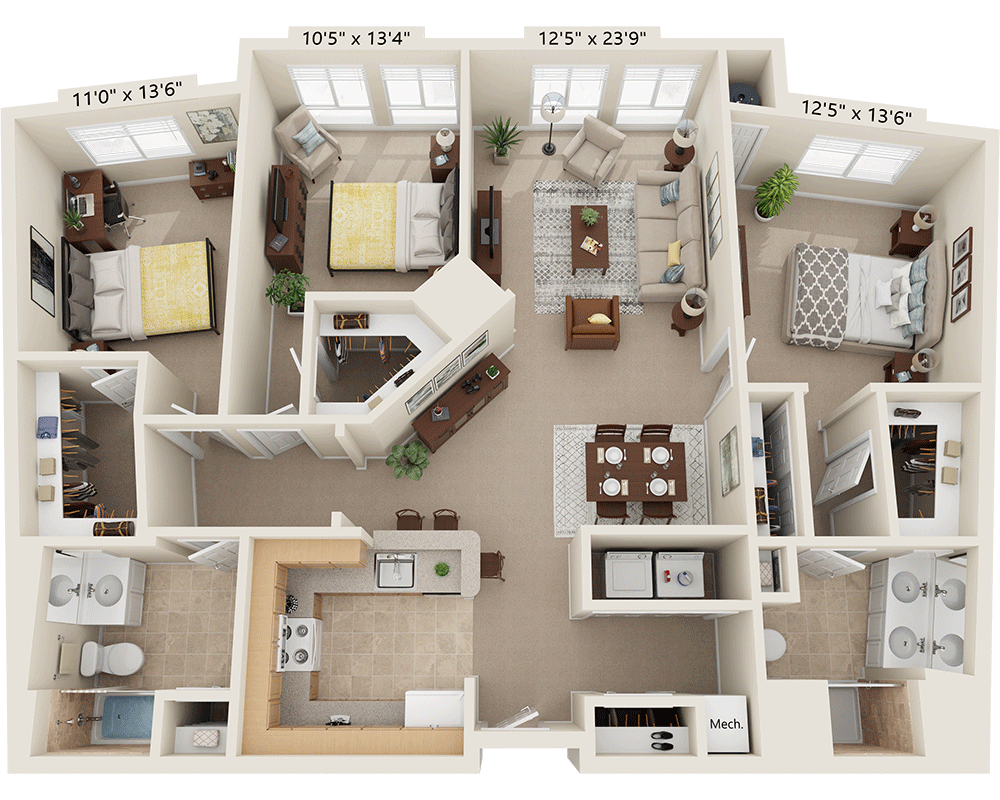 Three Bedroom C2