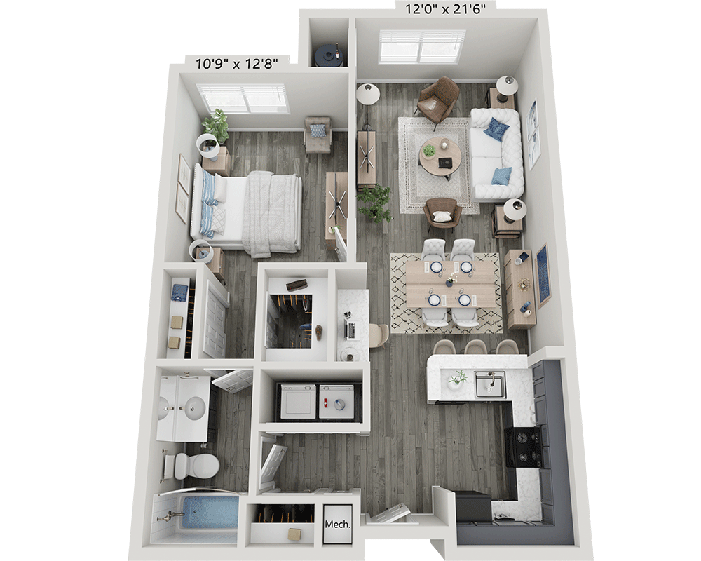 One Bedroom A1C