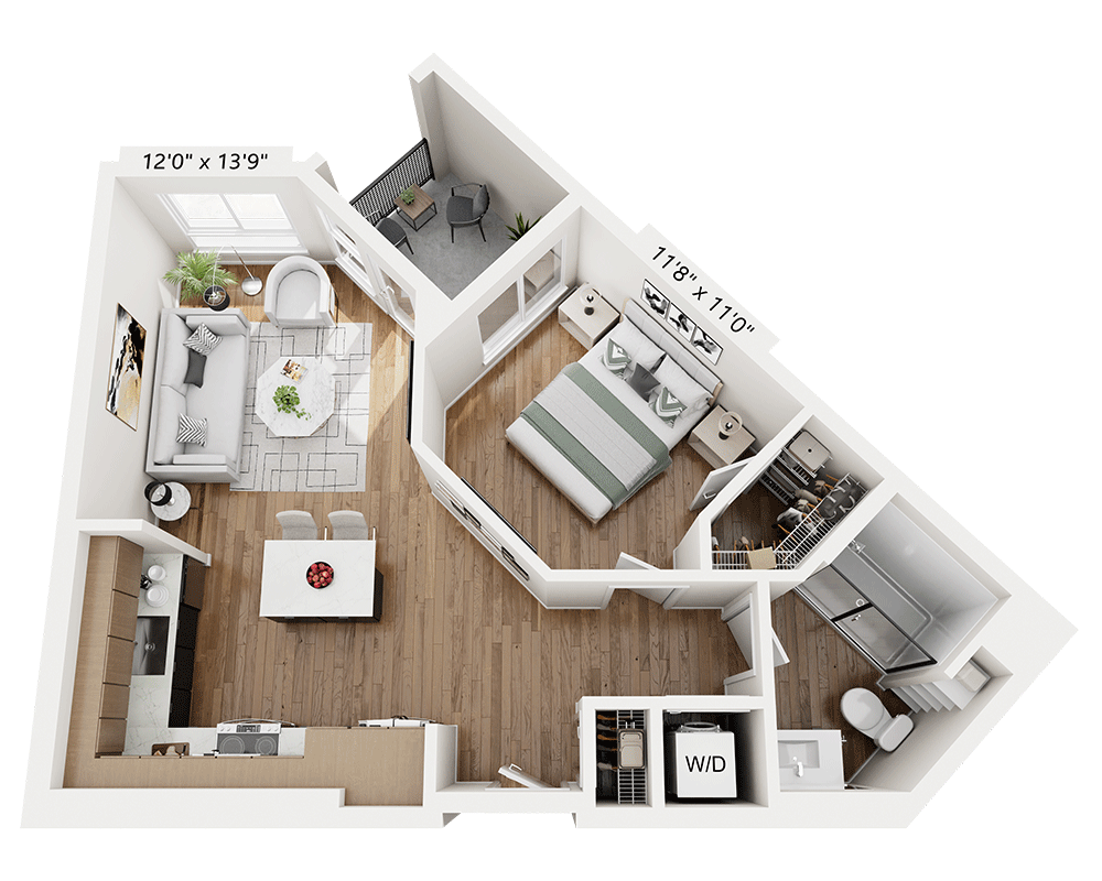 One Bedroom - A1B