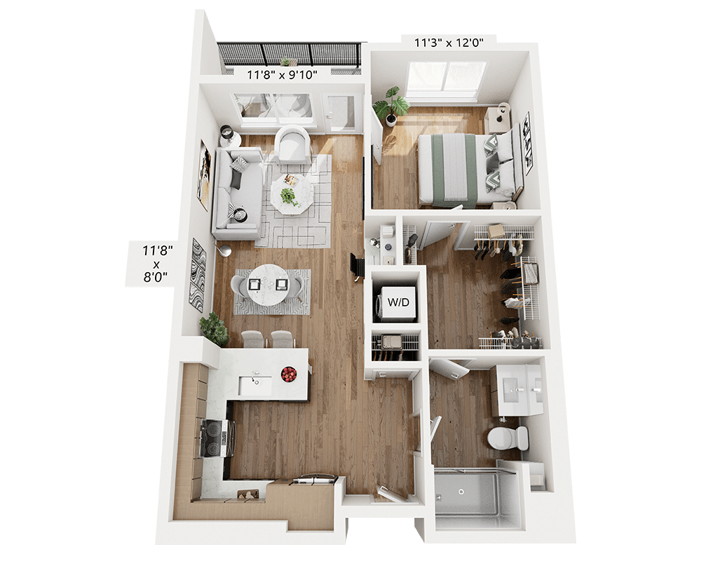 One Bedroom - A1D