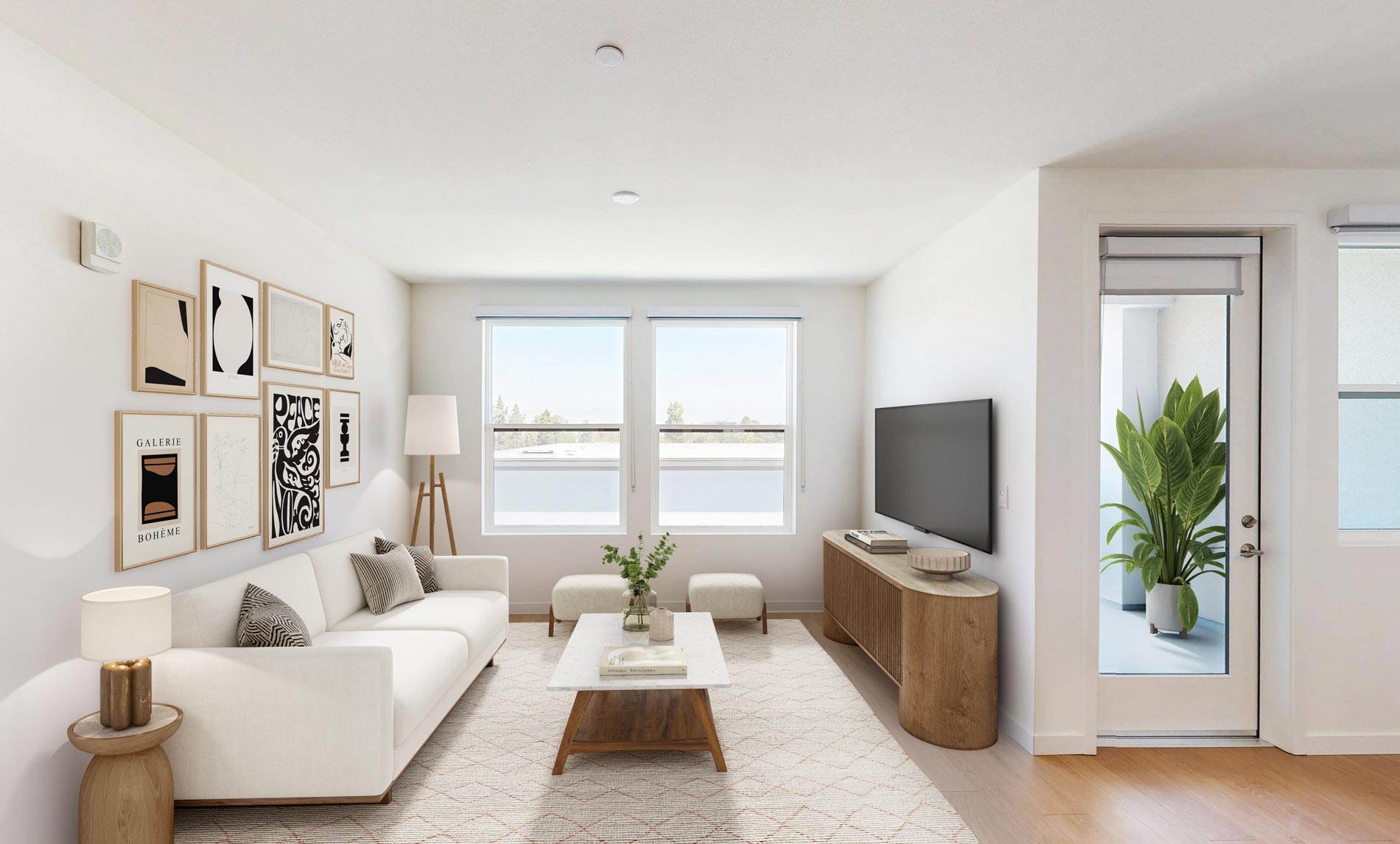 3099 Iowa staged living room