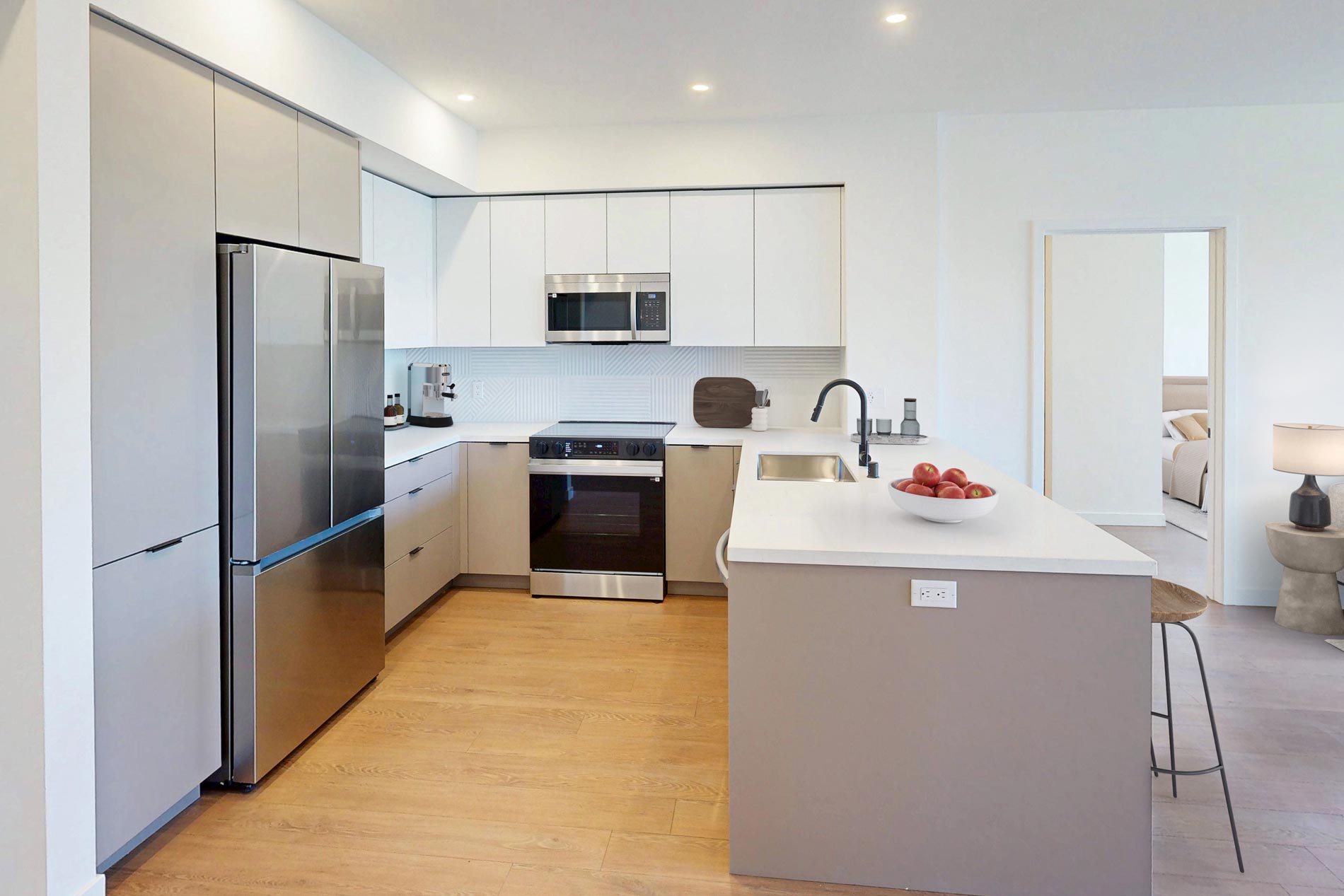 3099 Iowa staged kitchen
