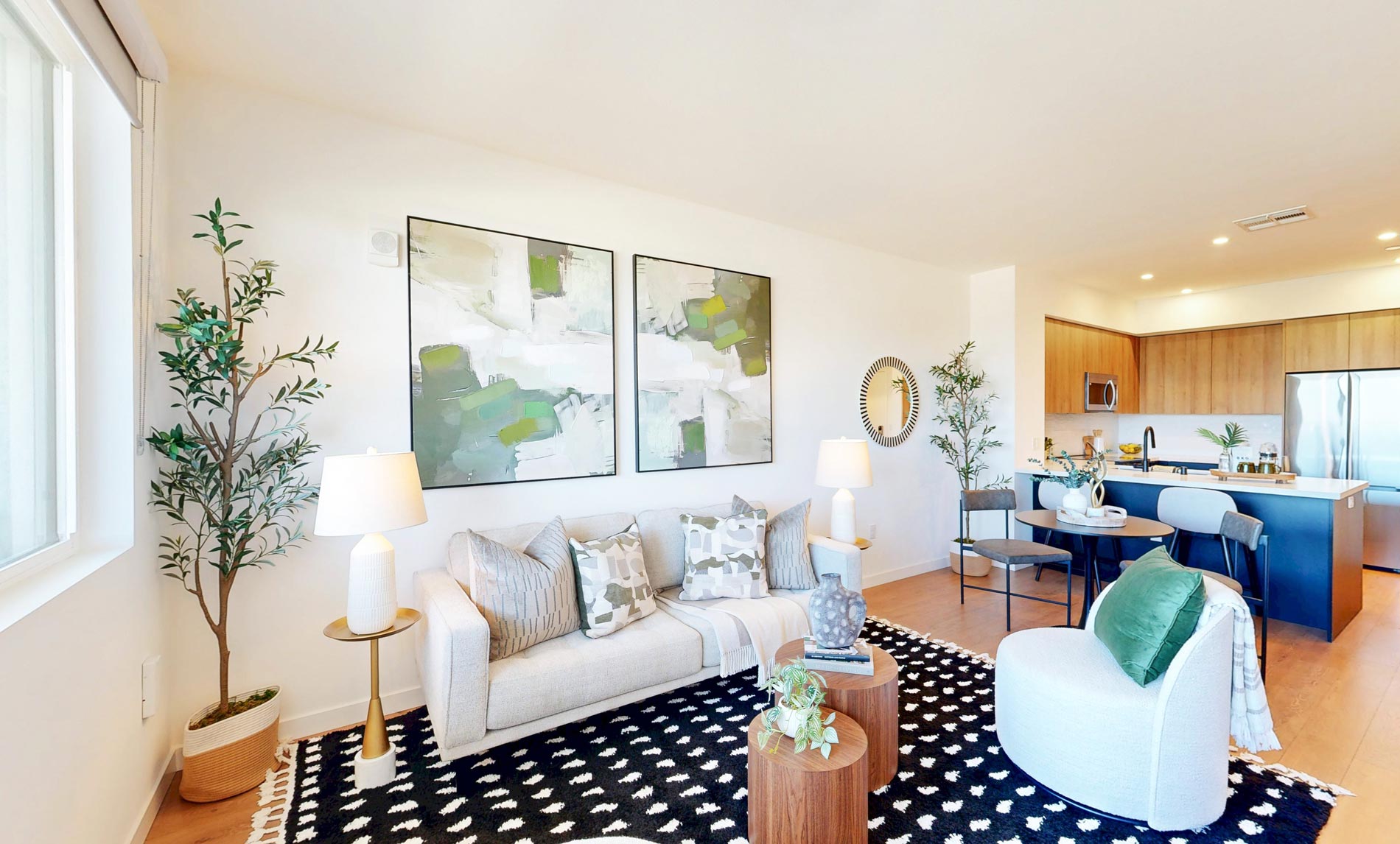 3099 Iowa staged living room