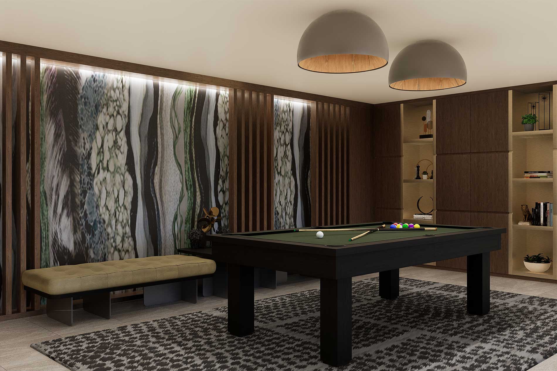 3099 Iowa clubroom pool table