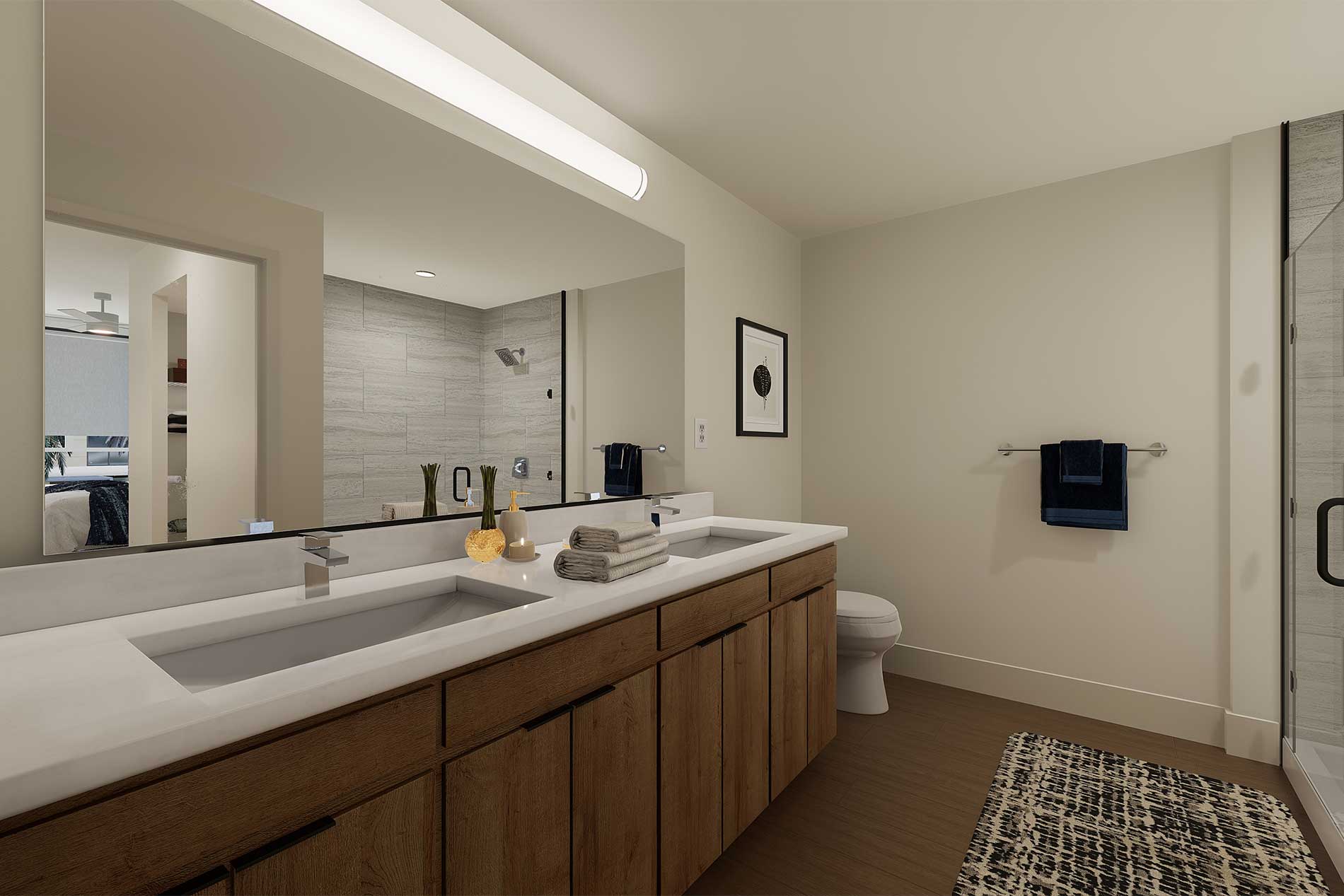 Modern and spacious bathrooms in Riverside, CA