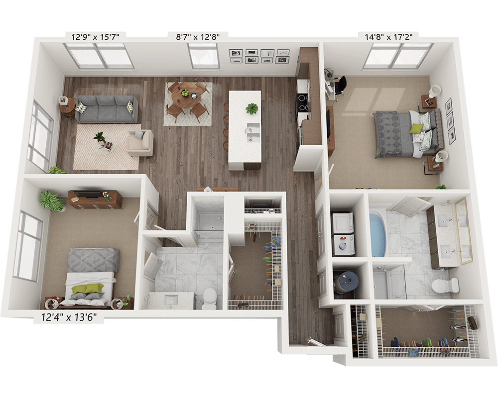 Two Bedroom B2D2