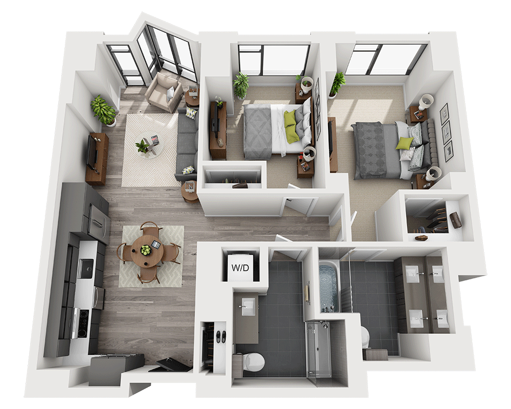 Two Bedroom B2U