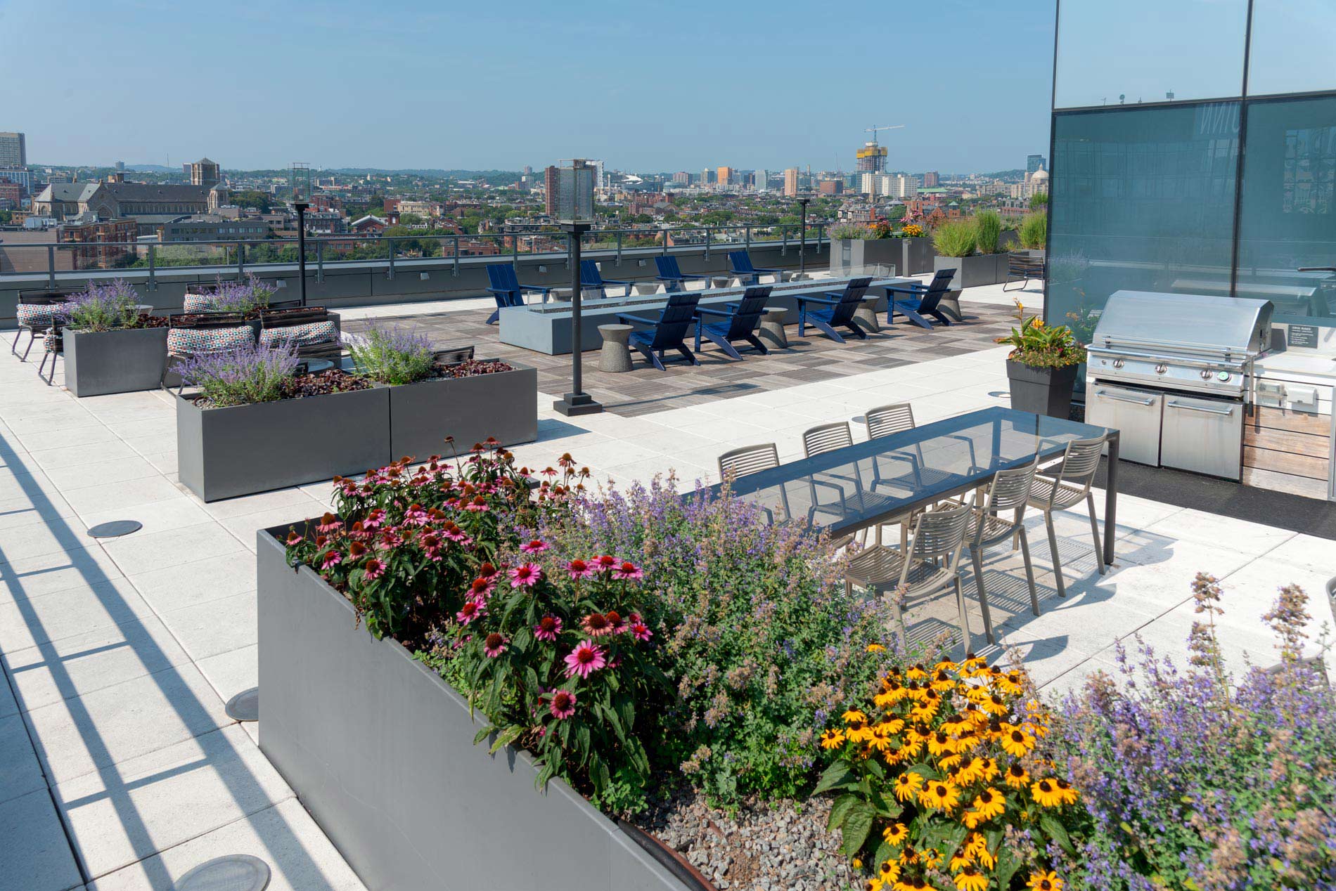 345 Harrison rooftop deck