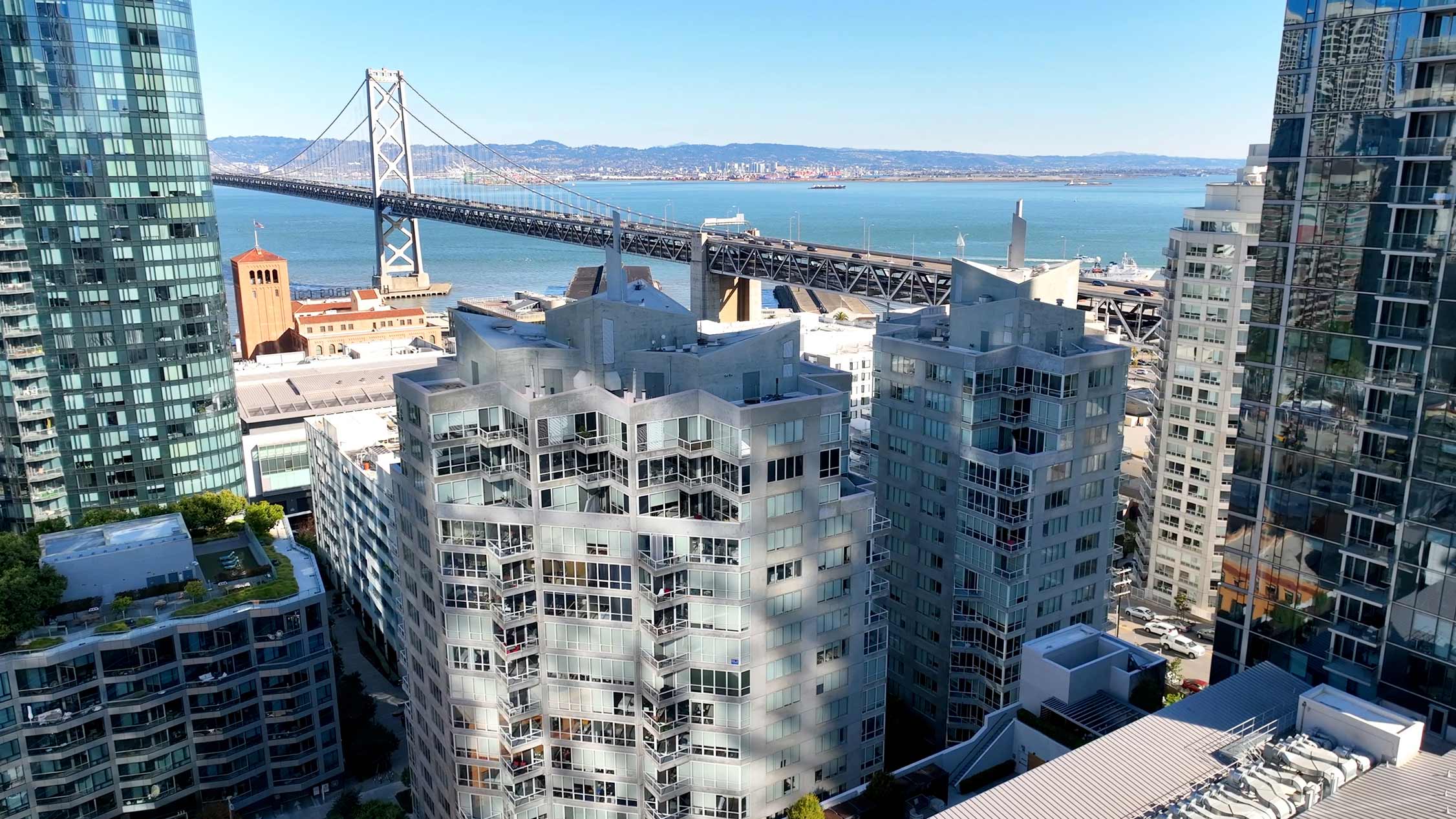 388 Beale drone building exterior