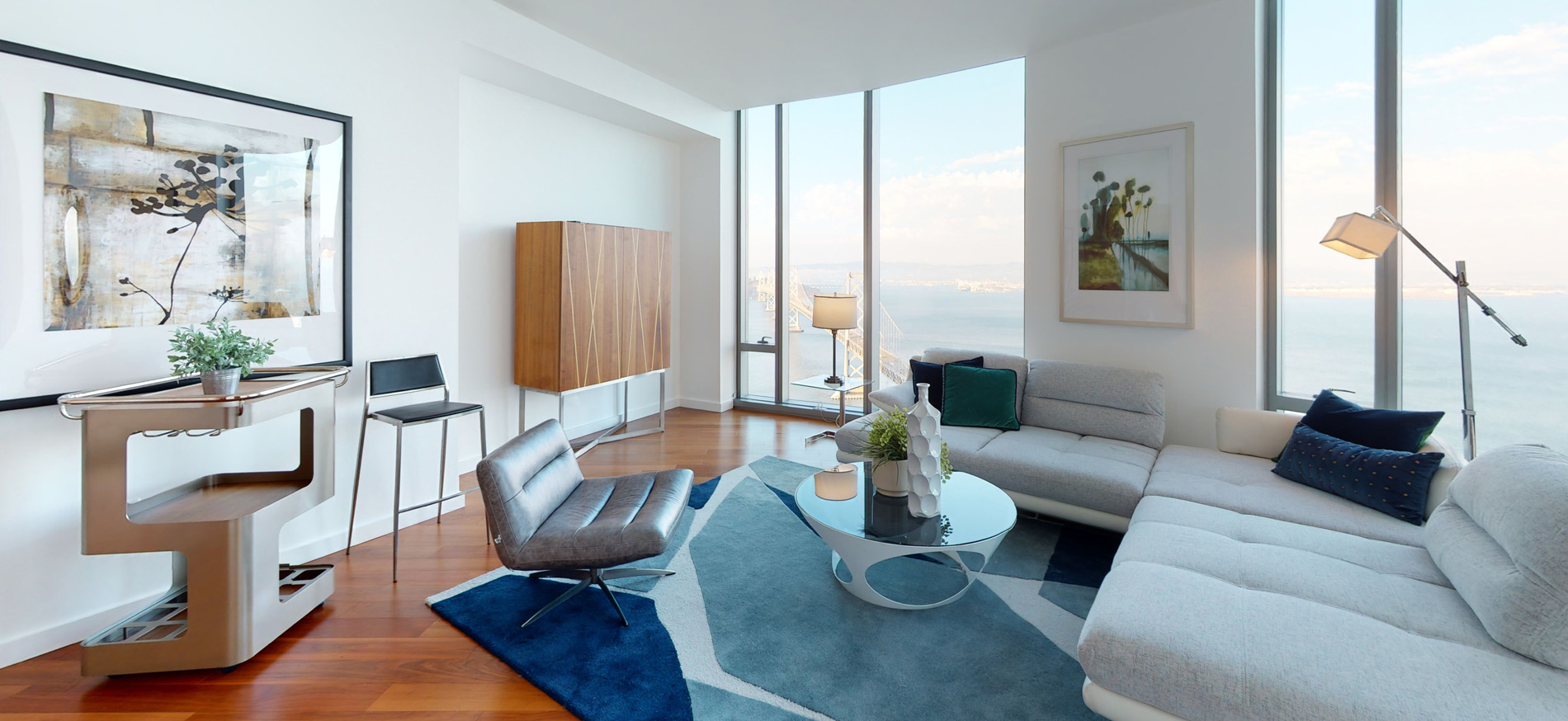399 Fremont Apartments Living Room
