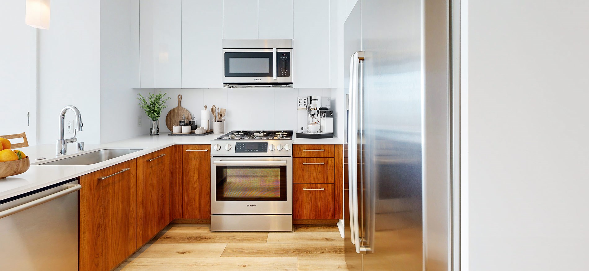 399 Fremont staged kitchen