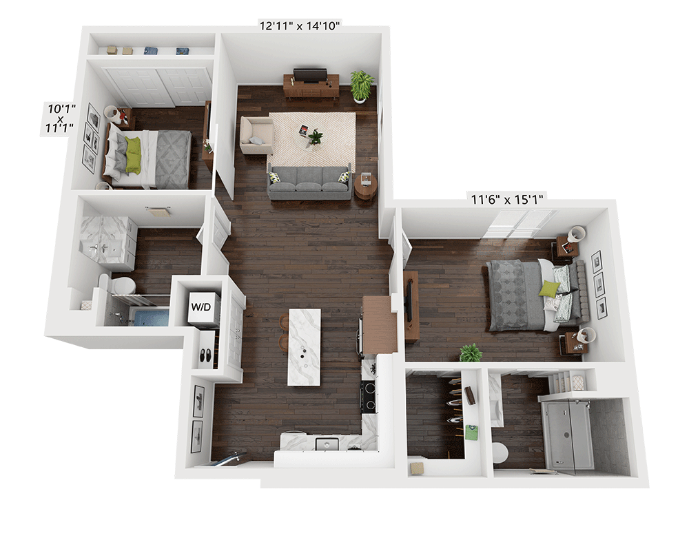 Two Bedroom B2F