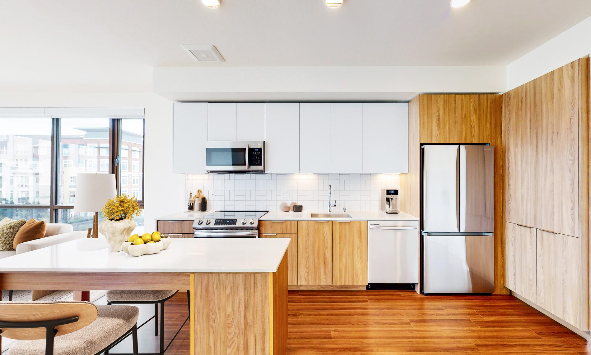 5421 Dublin Station staged kitchen