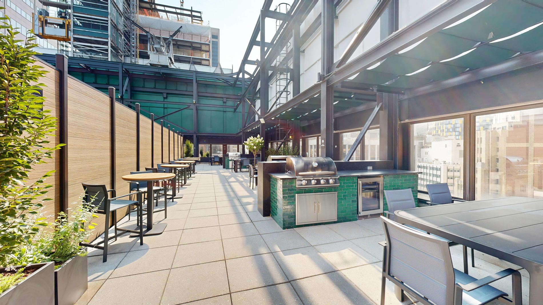95 Wall rooftop deck