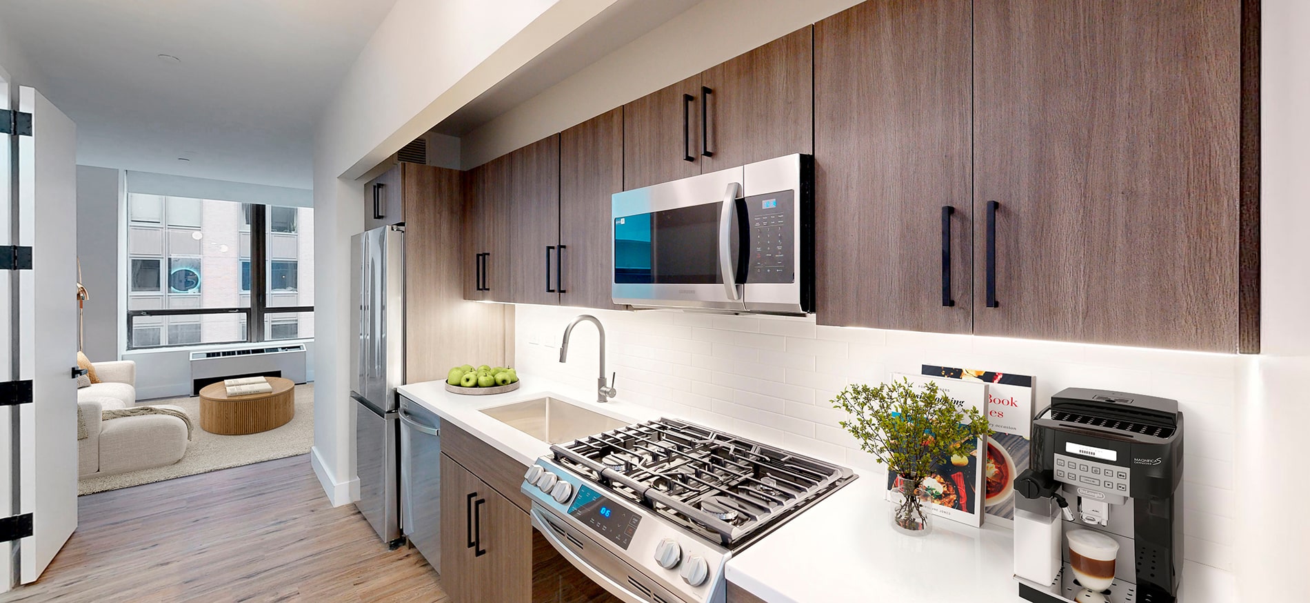 95 Wall premium kitchen interior virtually staged