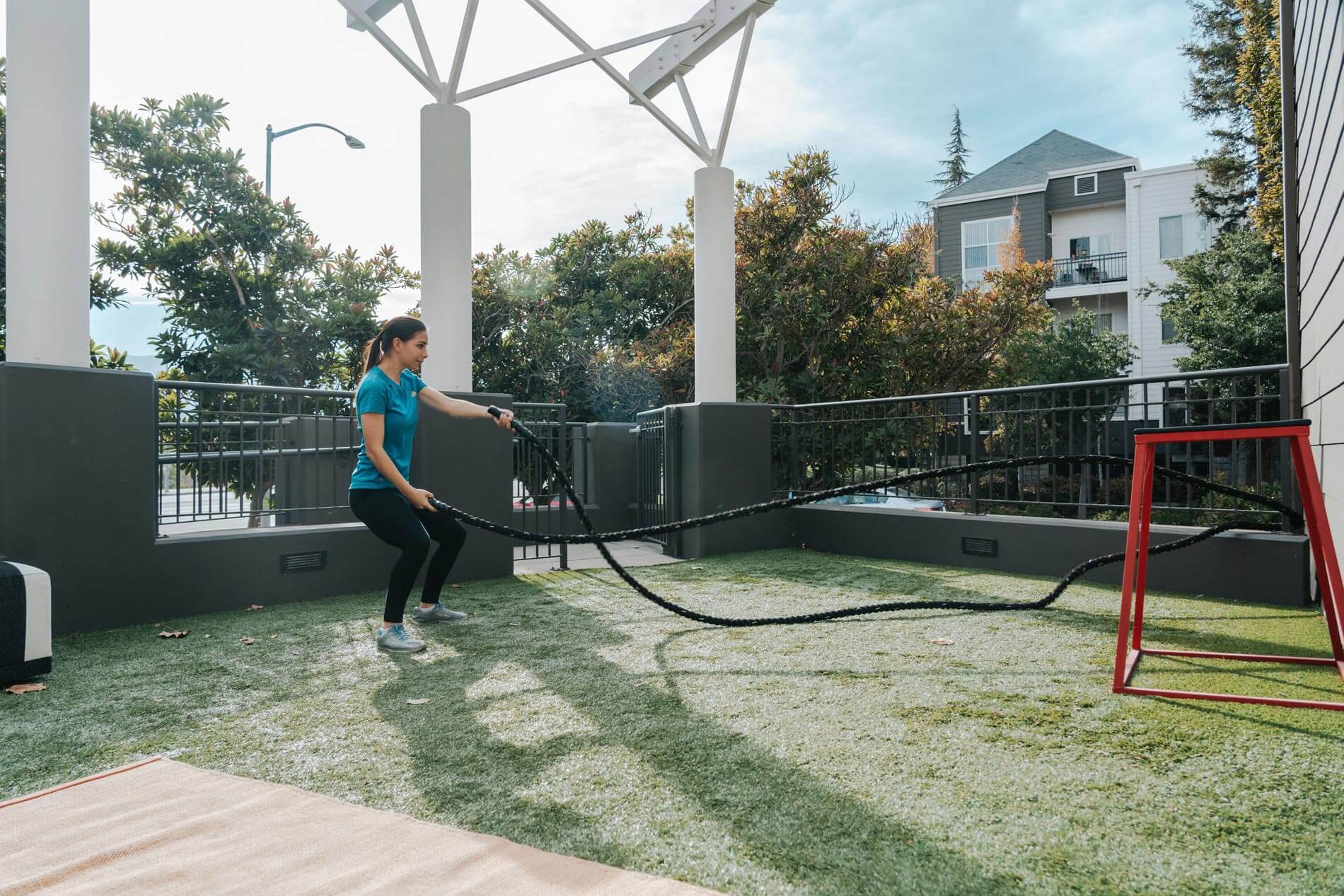 Almaden Lake Village Outdoor fitness center