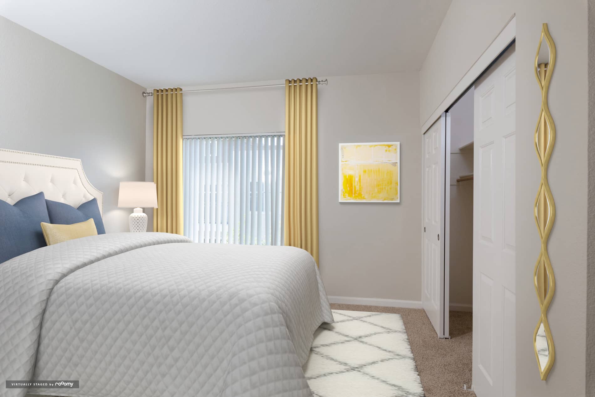 Almaden Lake Village Apartment virtually staged by RooOmy